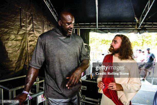 Shaq with Jesus